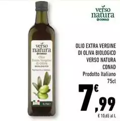 Conad - Olio Extra Vergine Di Oliva Biologico Verso Natura