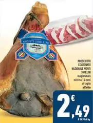 Monti - Prosciutto Stagionato Nazionale Moviti