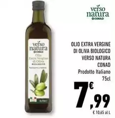 Oliva - Olio Extra Vergine Di  Biologico Verso Natura