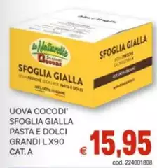 Uova Cocodi Sfoglia Gialla Pasta E Dolci