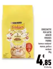 Purina - Crocchette Per Gatto Adulto Friskies