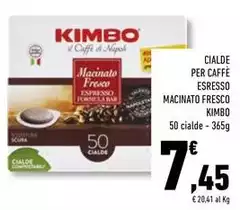 Kimbo - Cialde Per Caffe Esressso Macinato Fresco