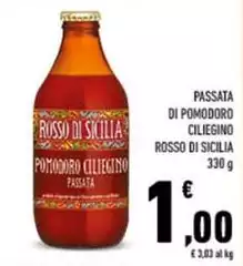 Rosso Di Sicilia - Passata Di Pomodoro Ciliegino
