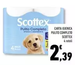 Scottex - Carta Igienica Pulito Completo