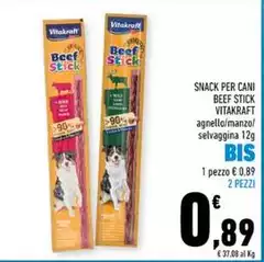 Vitakraft - Snack Per Cani Beef Stick