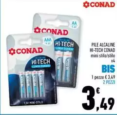 Conad - Pile Alcaline Hi-Tech