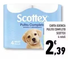 Scottex - Carta Igienica Pulito Completo