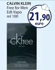 Calvin Klein - Free For Men Edt Vapo