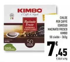 Kimbo - Cialde Per Caffe Esressso Macinato Fresco