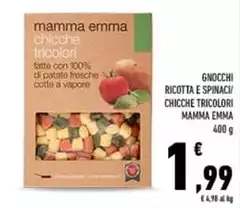 Mamma emma - Gnocchi Ricotta E Spinaci/ Chicche Tricolori