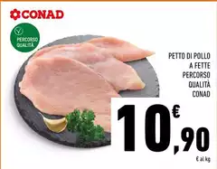 Conad - Petto Di Pollo A Fette Percorso Qualità