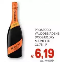 Mionetto - Prosecco Valdobbiadene DOCG Ex.Dry
