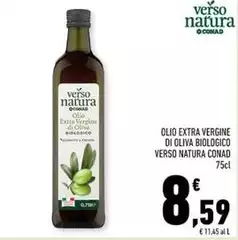 Conad - Olio Extra Vergine Di Oliva Biologico Verso Natura