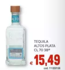 Tequila san josé - Altos Plata