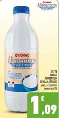 Conad - Latte  Alimentum Senza Lattosio