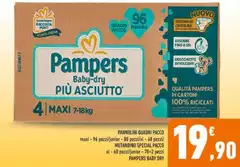 Pampers - Pannolini Ojordi Pacco