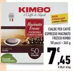 Kimbo - Cialde Per Caffè Espresso Macinato Fresco