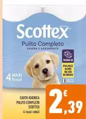 Scottex - Carta Igienica Pulito Completo