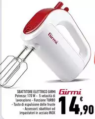 Girmi - Sbattitore Elettrico