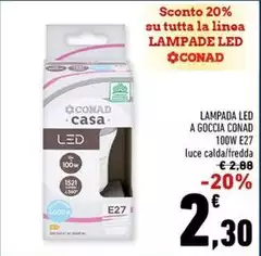 Linea - Lampada Led A Goccia