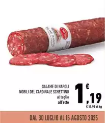 Nobili - Salame Di Napoli  Del Cardinale Schettino