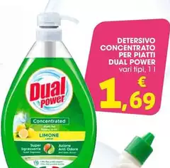 Dual - Detersivo Concentrato Per Piatti Power