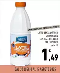 Centrale del latte del frusinate - Latte Senza Lattosio Giorini
