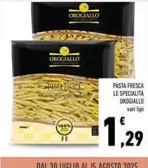 Orogiallo - Pasta Fresca Le Specialità