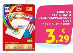 Grey - Additivo Per Bucato L'Acchiappacolore