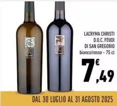 Feudi di san gregorio - Lacryma Christi D.O.C.