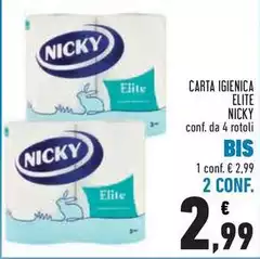 Nicky - Carta Igienica Elite