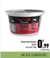 Dacos - Yogurt High Protein