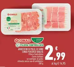 Conad - Arrosticini Di Pollo, Di Suino Percorso Qualità