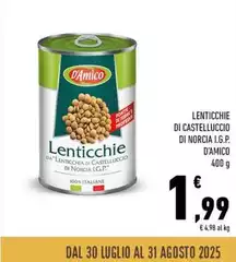 D'Amico - Lenticchie Di Castelluccio Di Norcia I.G.P.