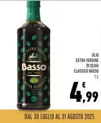 Basso - Olio Extra Vergine Di Oliva Classico