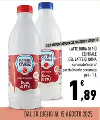Centrale del latte di roma - Latte Dura Di Più