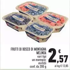 Melinda - Frutti Di Bosco Di Montagna