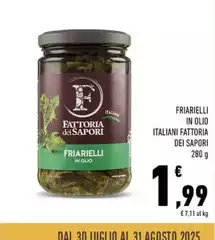 Fattoria sapori - Friarielli In Olio Italiani