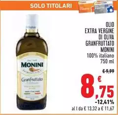 Monini - Olio Extra Vergine Di Oliva Granfruttato