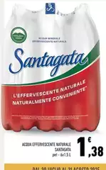 Santagata - Acqua Effervescente Naturale