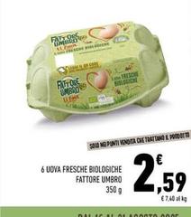 Antico pastificio umbro - 6 Uova Fresche Biologiche