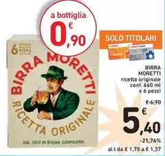 Moretti - Birra