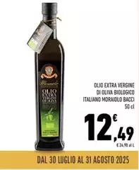 Bacci noemio - Olio Extra Vergine Di Oliva Biologico Italiano Moraiolo