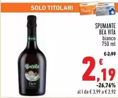 La vita bio - Spumante
