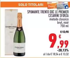 Cesarini sforza - Spumante Trento DOC Le Premier