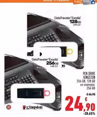 Kingston technology - Pen Drive 26 Gb 128 Gb