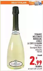 Solo - Spumante Millesimato Noir&Blanc