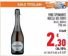 Rocca dei forti - Vino Spumante