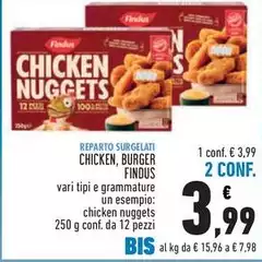 Findus - Chicken, Burger