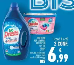 Bio Presto - Detersivo Per Lavatrice